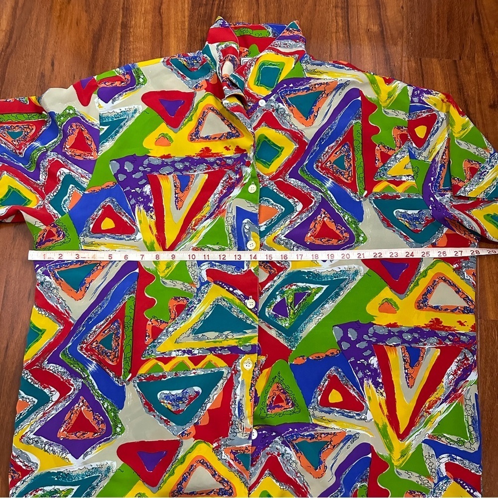 Impressions Womans Vintage Button Up Shirt Colors - Picture 4 of 6